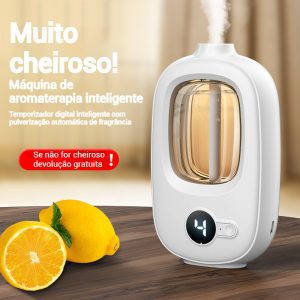 Dispensador automático spray de ambientador - uso comercial e doméstico - várias configurações de liberação de perfume/névoa