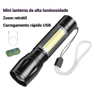 Lanternas recarregáveis de alto lúmens