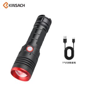 Lanterna LED P50 Recarregável com Zoom