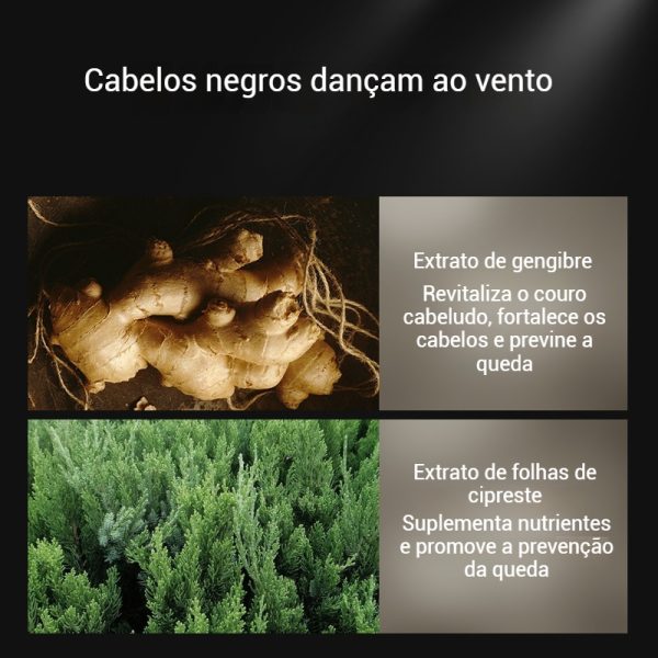 Shampoo ativador de raiz para crescimento capilar prevenção queda de cabelo - Imagen 2