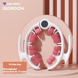 Massageador Manual Anticelulite design italiano Patenteado com Tecnologia de Rolos Convergentes e Divergentes Redução de Celulite em Coxas e Nádegas
