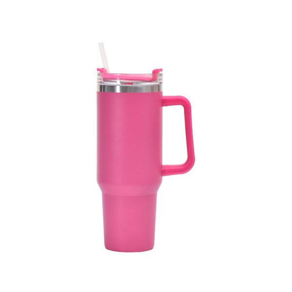 Copo Alça 1134ml Canudo 2 em 1 Tampa de Gole À Prova de Vazamentos Aço Inoxidável Isolada Mantém Frio por 34 Horas - 图片 14