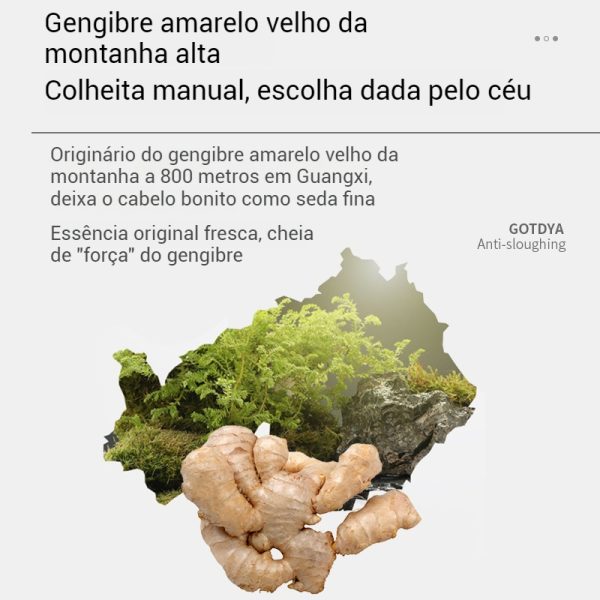 Shampoo ativador de raiz para crescimento capilar prevenção queda de cabelo - Imagen 3