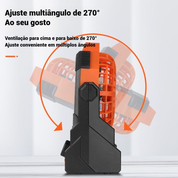 Ventilador de acampamento alimentado por bateria de 40000 mAh - resfriamento máximo de 120H - 图片 2
