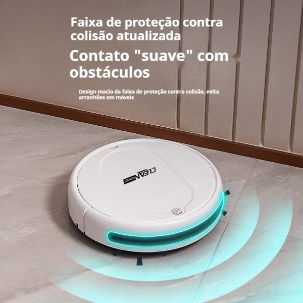 aspirador robótico super fino, sucção potente, silencioso, carregamento automático, limpa pisos duros em tapetes de pilha média, tempo de execução de 120 - Image 3