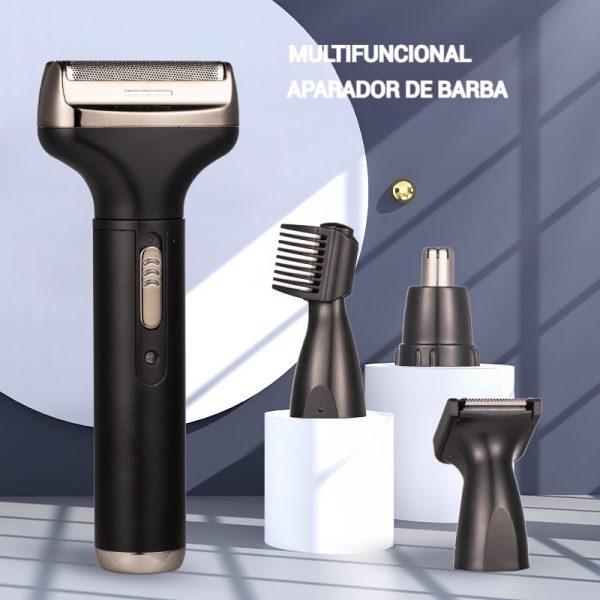 Multifuncional Aparelho de barbear e de cabelo sem fio à prova de água 4 em 1 – Image 3