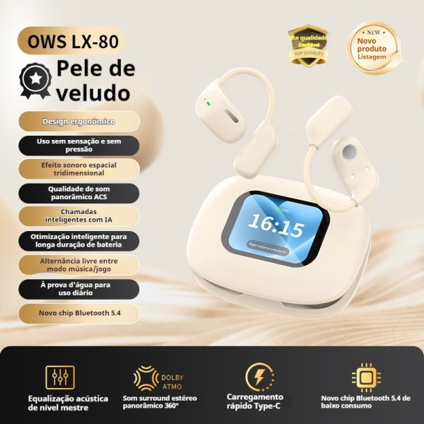 Fone de ouvido Bluetooth sem fio 400 mAh cancelamento de ruído 150 horas de conversação – Image 3