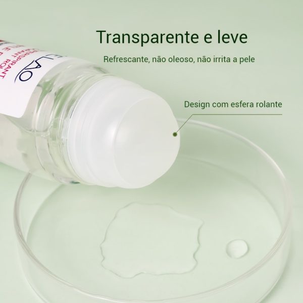 Desodorante antitranspirante aplicador roll-on aroma fresco em pó proteção contra suor e odores secagem rápida testado por dermatologistas 50 ml – Image 4