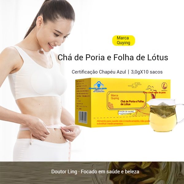 Chá Verde Mistura de Ervas Naturais Drenagem Linfática Desintoxicação Saúde do Sistema Linfático – Image 4