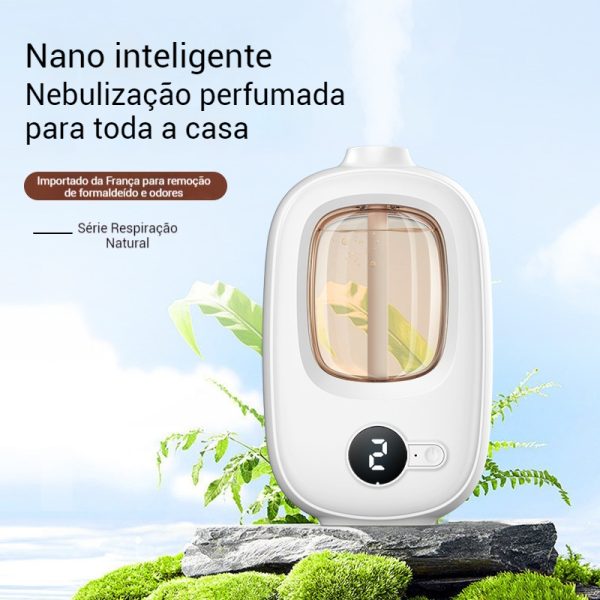 Dispensador automático spray de ambientador - uso comercial e doméstico - várias configurações de liberação de perfume/névoa - Imagen 4