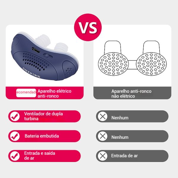 Dispositivo Antironco com Ímã Ajustável Clipe Nasal de Silicone Alívio do Ronco Sono Confortável e Silencioso - 图片 4
