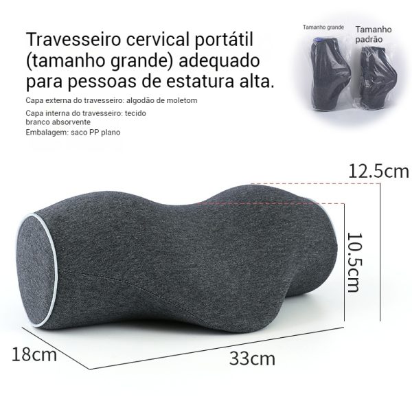 Alongador Grafeno de Pescoço Aquecido para Alívio da Dor Tração Cervical Travesseiro Ortopédico para Quiropraxia Correção de Postura – Image 6