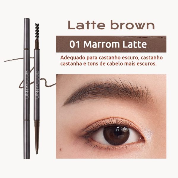 Lápis de Sobrancelha com Recarga – Longa Duração Resistente a Manchas Impermeável e Acabamento Natural para Todos os Tipos de Pele – Image 6