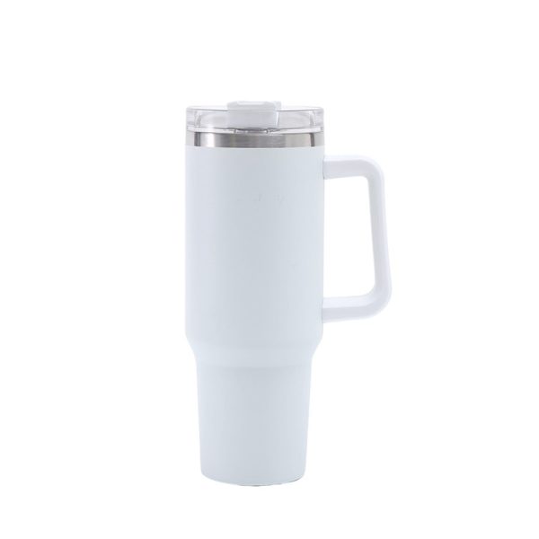 Copo Alça 1134ml Canudo 2 em 1 Tampa de Gole À Prova de Vazamentos Aço Inoxidável Isolada Mantém Frio por 34 Horas - 图片 7