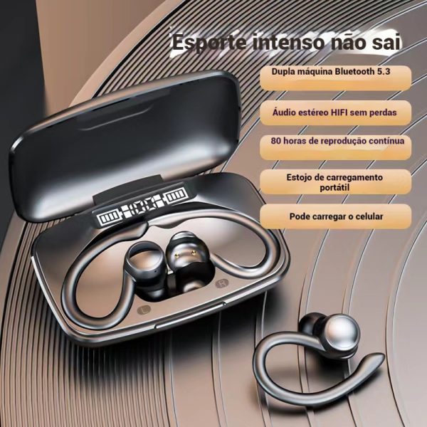 Fones de Ouvido Bluetooth Sem Fio 75 Horas de Bateria intra-auriculares Microfone com Cancelamento de Ruído ENC – Image 7