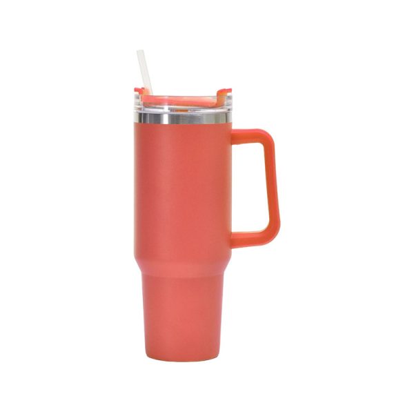 Copo Alça 1134ml Canudo 2 em 1 Tampa de Gole À Prova de Vazamentos Aço Inoxidável Isolada Mantém Frio por 34 Horas - 图片 9