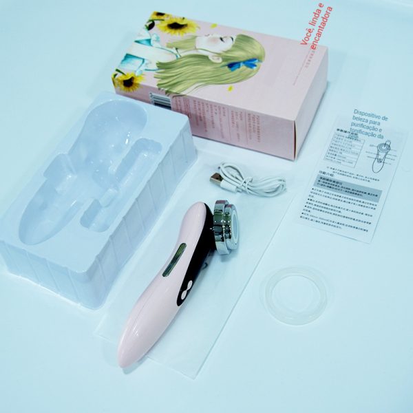 Máquina Massagem Facial de Radiofrequência com EMS – Antienvelhecimento, Rejuvenescimento da Pele Terapia de Luz 5 em 1 Redução de Rugas - 图片 8