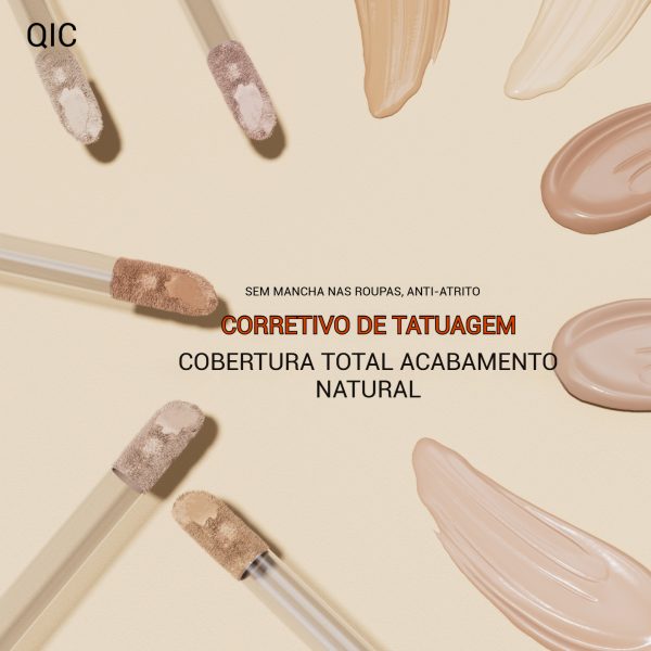 Cobertura total infundido com ácido hialurônico e vitamina E, cobre olheiras, manchas e imperfeições da pele para uso duradouro - Imagem 5