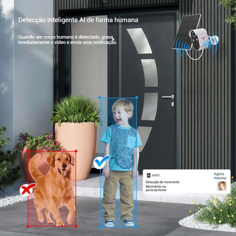 Câmera WiFi Solar com Visão Noturna - Imagem 2