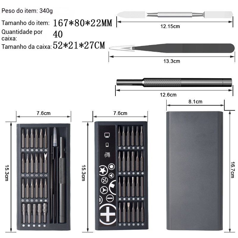 Kit de Ferramentas de Precisão 50 em 1 - Imagem 6
