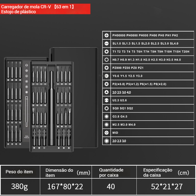 Kit de Ferramentas de Precisão 50 em 1 - Imagem 9